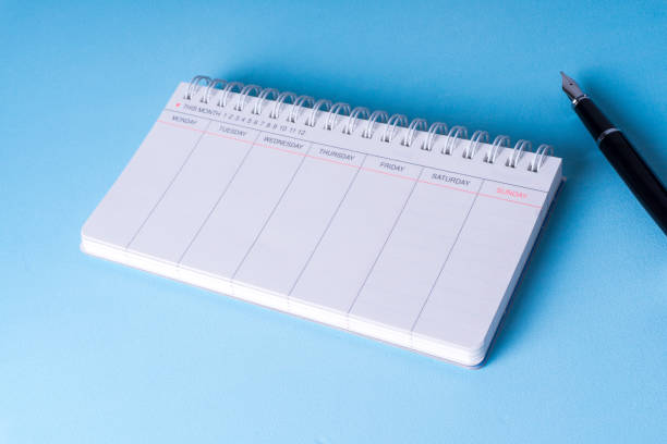 istock Scheduler and Fountain Pen 696967702
