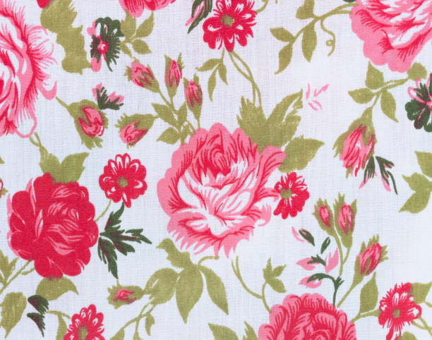 istock vintage style of tapestry flowers fabric pattern background 696977818