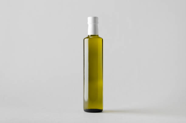 olive / tournesol / maquette bouteille huile de sésame - olive oil bottle olive cooking oil photos et images de collection