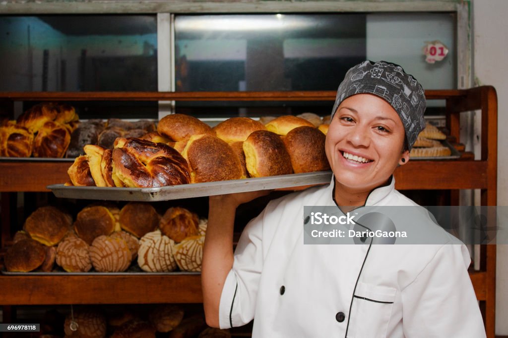 baker Baker at a local bakery Latin American and Hispanic Ethnicity Stock Photo