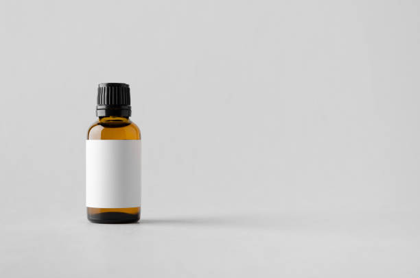 istock Dropper Bottle Mock-Up - Blank Label 696978790