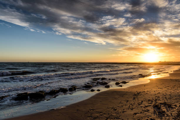 istock Mediterranean sea sunset on the beach 697007740