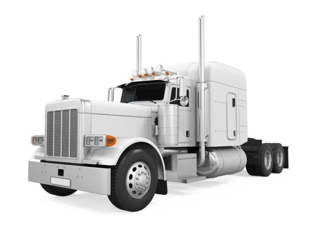 istock White Trailer Truck Isolated 697011796