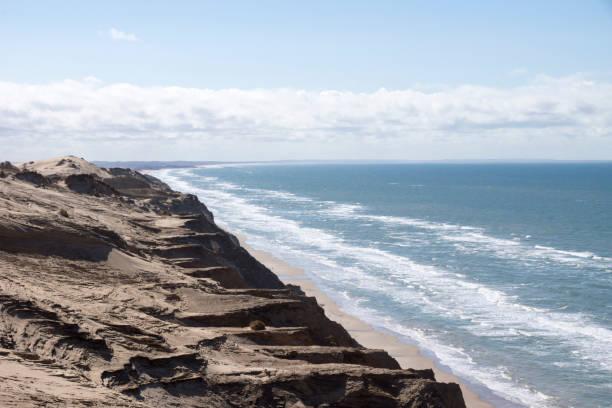 dunas de arena de rubjerg knude - løkken fotografías e imágenes de stock