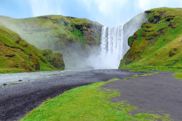 istock The famous Skogafoss waterfall. Iceland 697020774