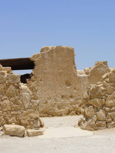 istock Ruins of Fortess Masada, israel 697025596