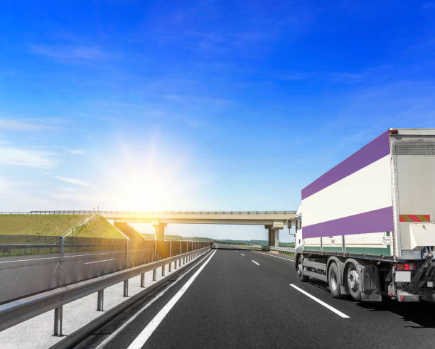 istock Truck on the highway. 697034484