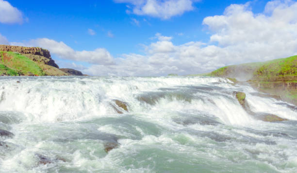 istock Gullfoss waterfall. Golden Circle route. Iceland 697037890