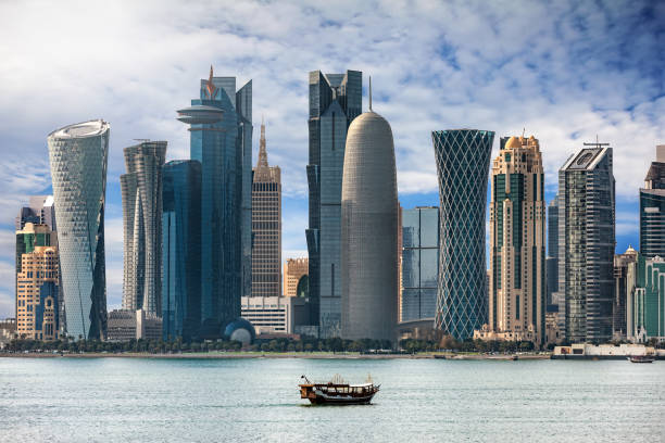 istock The bay of Doha 697045004