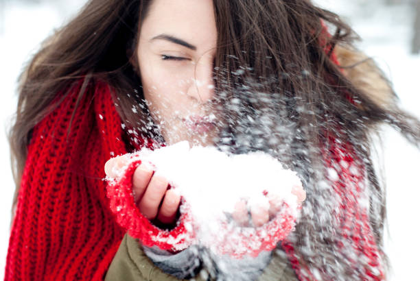 istock Beautiful girl in winter time 697047646