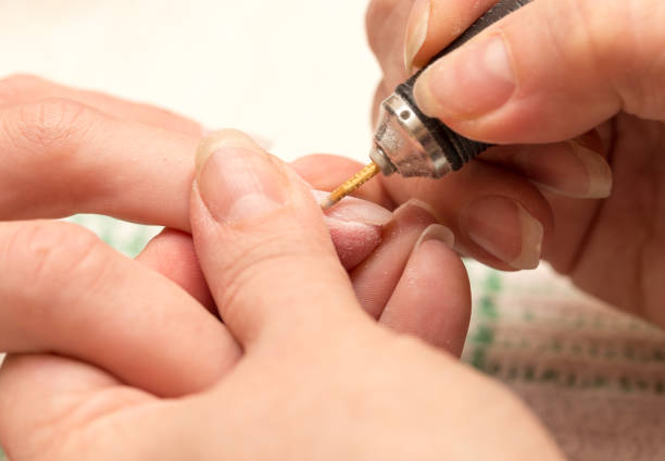istock Manicure in a beauty salon 697050216