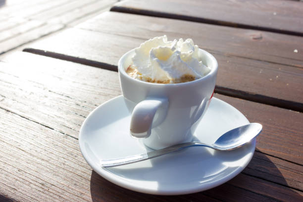 istock Tasty Coffee with cream 697050408