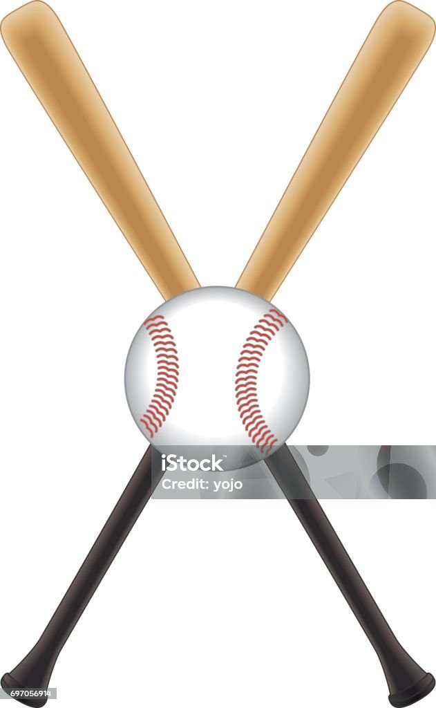 Dinamarca sufrimiento Pensativo Ilustración de Bates De Béisbol Cruzados Con Béisbol y más Vectores Libres  de Derechos de Actividades recreativas - Actividades recreativas, Bate,  Bate de béisbol - iStock