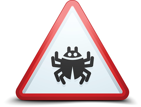 Programming Code Bug Sign Stock Illustration - Download Image Now ...
