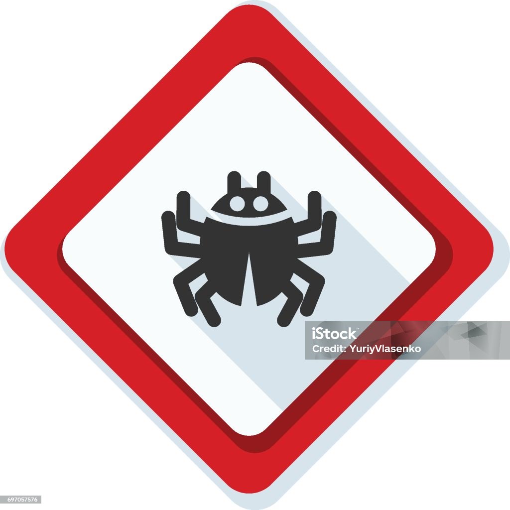 Programming Code Bug Sign Stock Illustration - Download Image Now ...