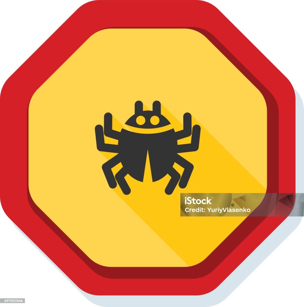 Programming Code Bug Sign Stock Illustration - Download Image Now - Art ...
