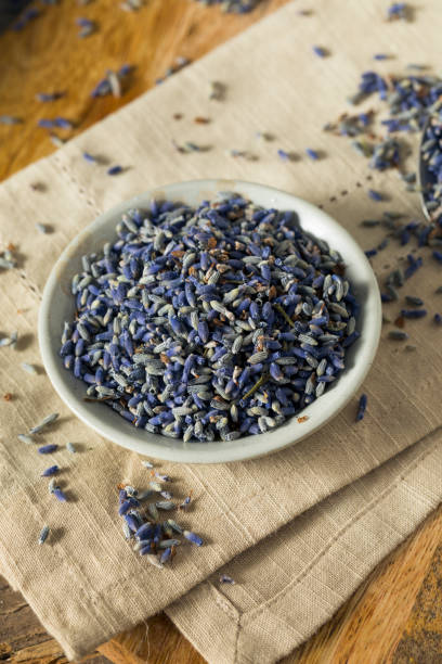 istock Raw Organic Dry Purple Lavender Spice 697057972