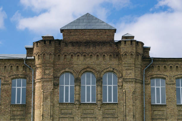 istock facade of administrative building with windows 697058108