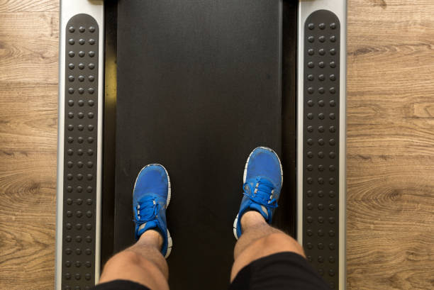 istock POV of runner shoes 697058254