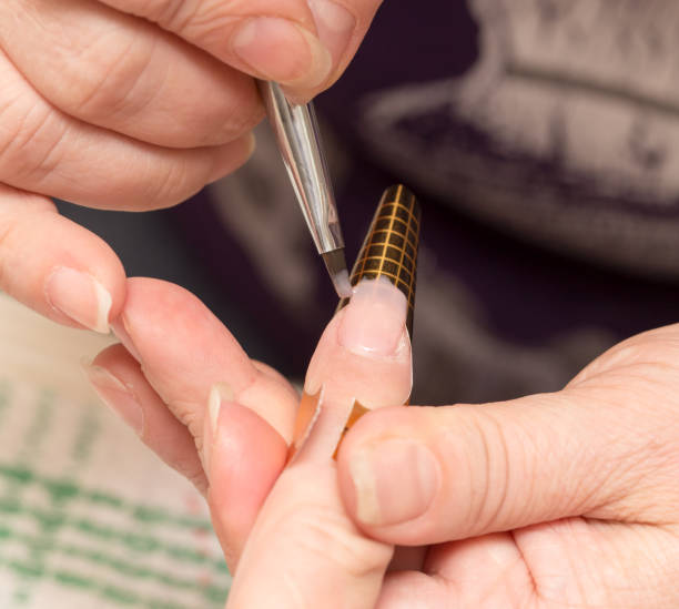 istock Manicure in a beauty salon 697060400
