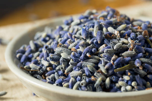 istock Raw Organic Dry Purple Lavender Spice 697060888