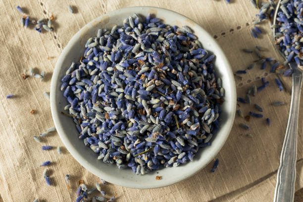 istock Raw Organic Dry Purple Lavender Spice 697061140