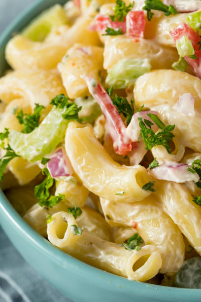 istock Yummy Homemade Macaroni Salad 697064188