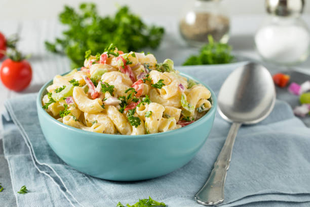 istock Yummy Homemade Macaroni Salad 697064274