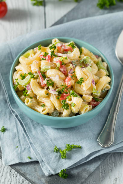 istock Yummy Homemade Macaroni Salad 697064558