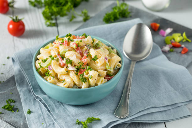 istock Yummy Homemade Macaroni Salad 697064702