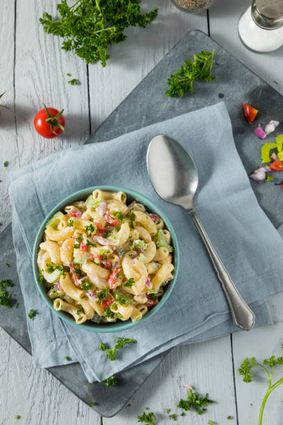 istock Yummy Homemade Macaroni Salad 697064834