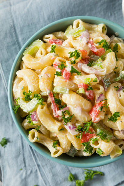 istock Yummy Homemade Macaroni Salad 697067200