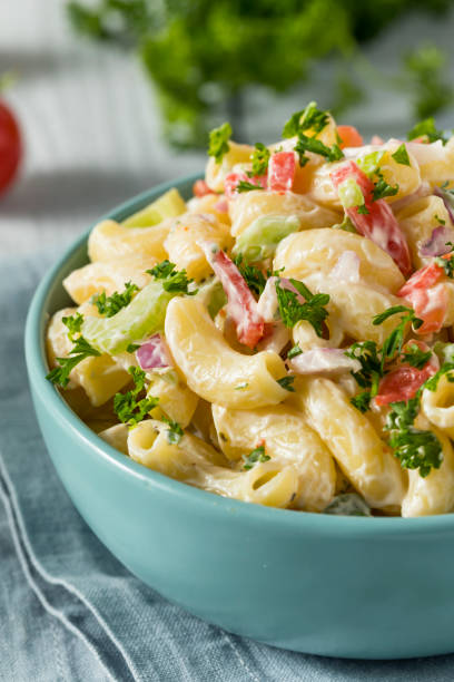 istock Yummy Homemade Macaroni Salad 697067288