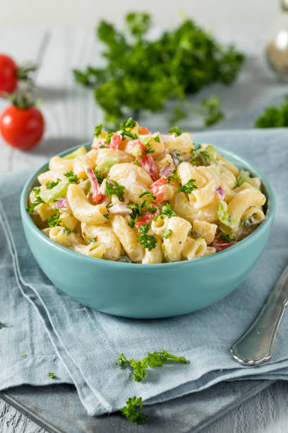 istock Yummy Homemade Macaroni Salad 697067348