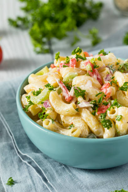 istock Yummy Homemade Macaroni Salad 697067698