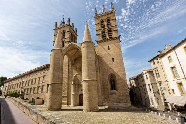 istock Montpellier cathedral, Southern France 697068728
