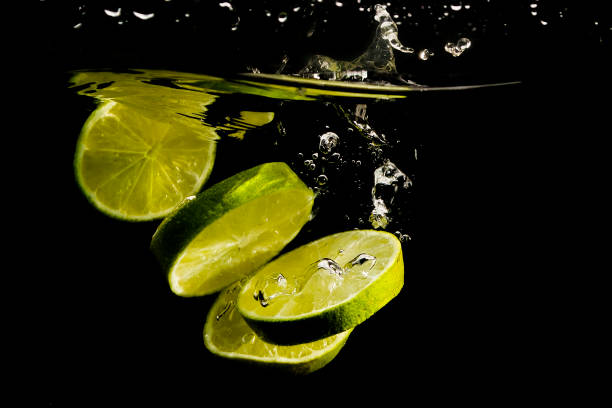istock fruit splashing in the water 697071482