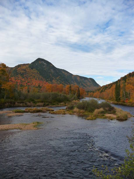 istock Jacques Cartier River in autumn 697082396