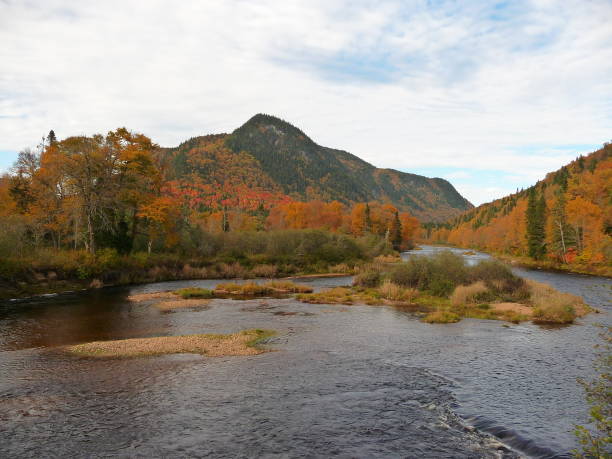 istock Jacques Cartier River in autumn 697082400