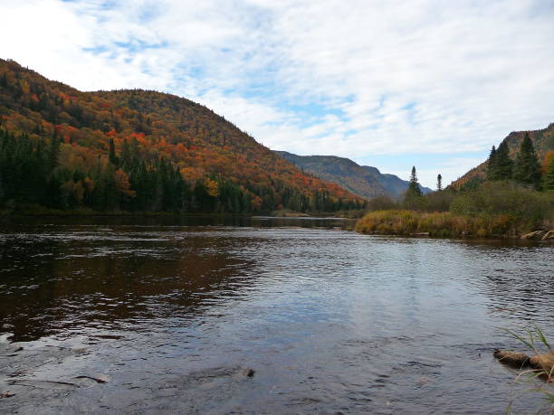 istock Jacques Cartier River in autumn 697082450