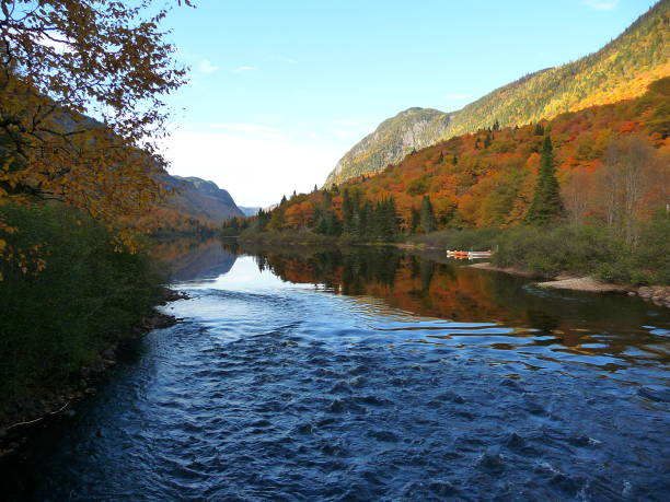 istock Jacques Cartier River in autumn 697082562