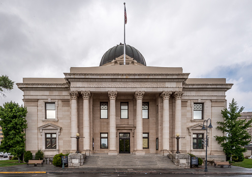 The Washoe County courthouse in Reno, Nevada