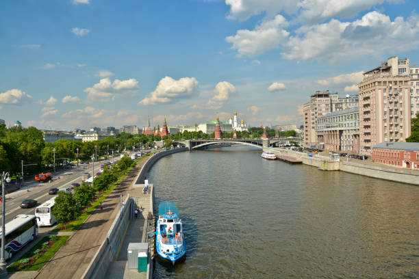 istock Moscow Kremlin and Moscow river. 697103758