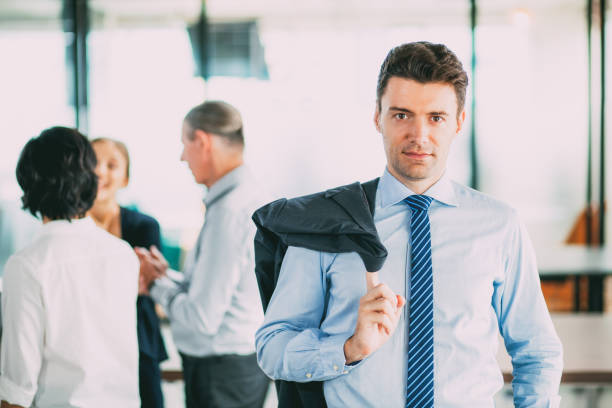 istock Content Middle-aged Business Man and Partners 697134486
