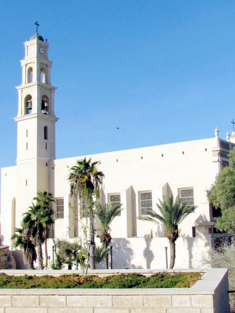 istock Jaffa building of St Peter Church 2011 697135086