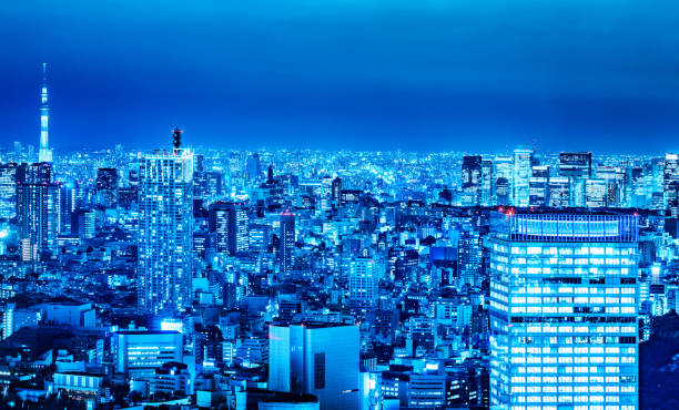 istock Night view of Tokyo 697137930