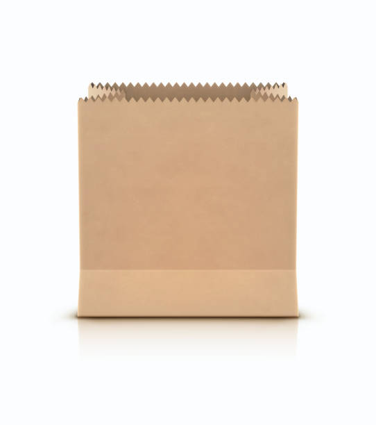 papierowa torba na zakupy - paper bag obrazy stock illustrations