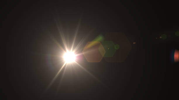 istock Realistic lens flares , light leaks, overlays. 697154798