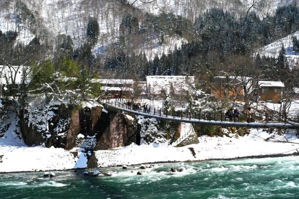 istock Shirakawa-go in the harsh winter 697156062