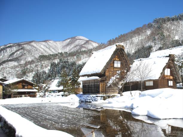 istock Shirakawa-go in the harsh winter 697158760